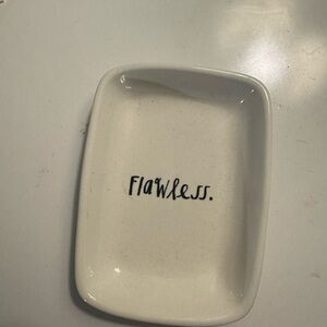 Rae Dunn White Ceramic Trinket Dish